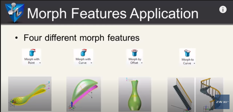 zw3d morph features